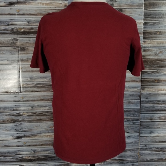 Nike Just Do It Dark Red Small Men's Tee G27 - Picture 2 of 3